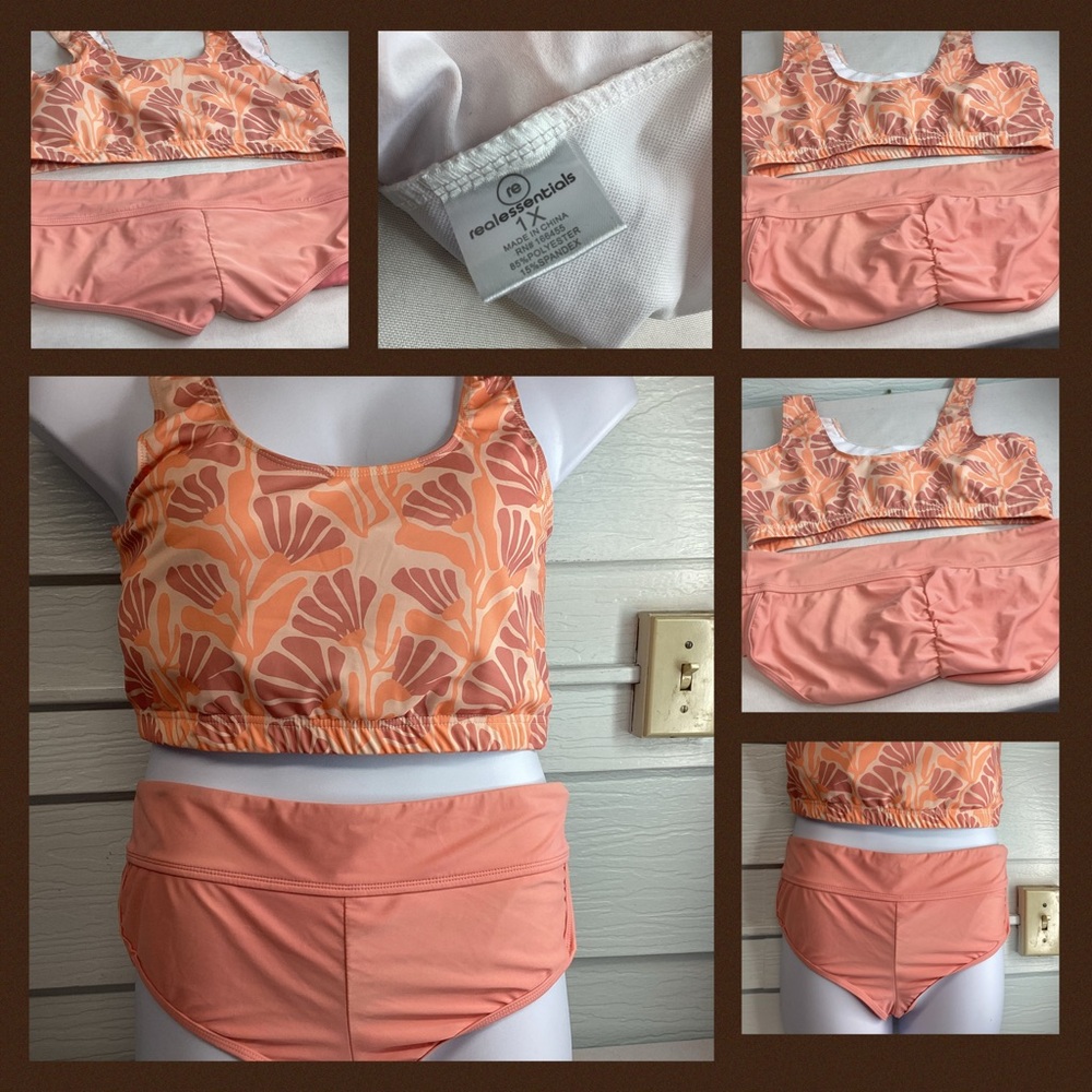 Coral Shell Pattern Swim Set.40 - Picture 4 of 5